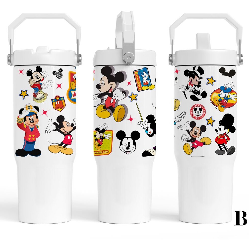 Custom Personalized Birthday gift for her. Disney Mickey Mouse 30oz IceFlow Flip